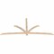Ekena Millwork Davenport Smooth Timber Gable Bracket, Douglas Fir, 108"W x 49"H x 1 1/2"D x 3 1/2"F, 11/12 Pitch GBW108X49X0204DAV00SDF - alternate 2
